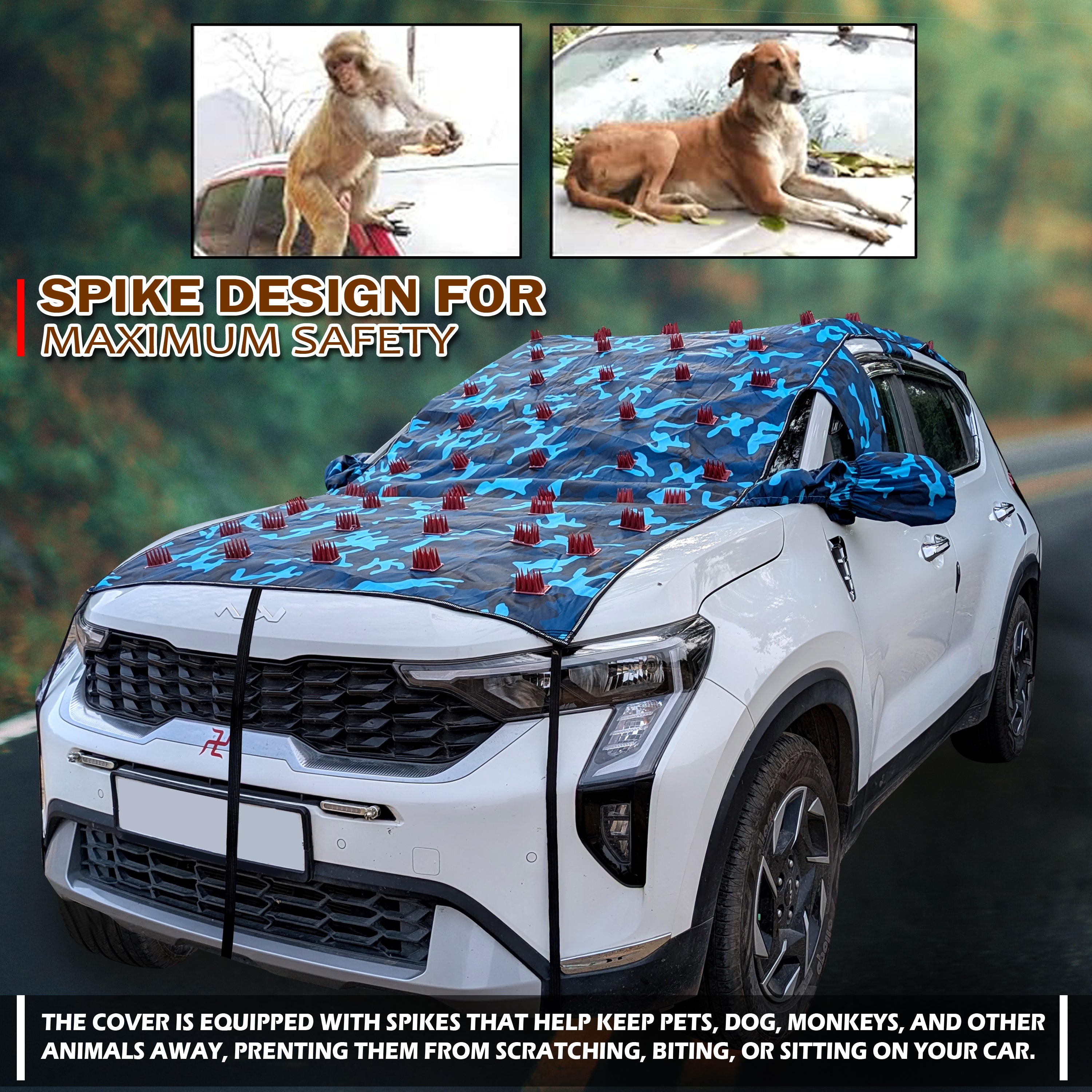 Universal Car Dog Guard & Anti-Theft Shield – All-in-One Pet Safety & Security Solution